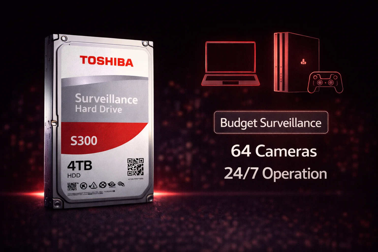 Toshiba S300 Surveillance Hard Drives