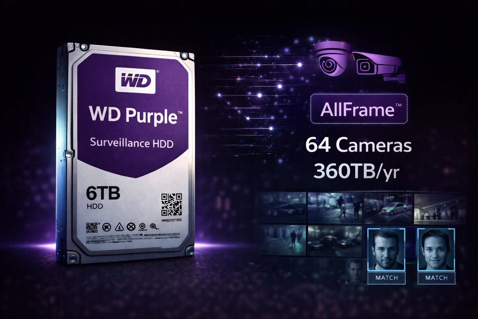 WD Purple Surveillance Hard Drives