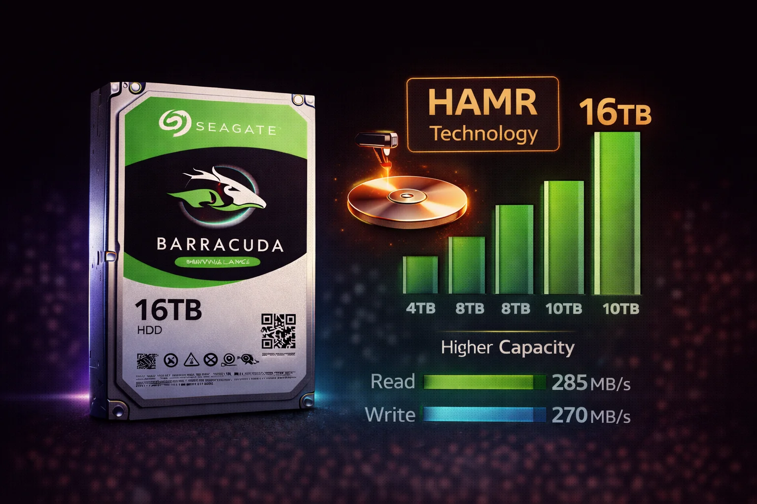 Seagate Barracuda 16TB