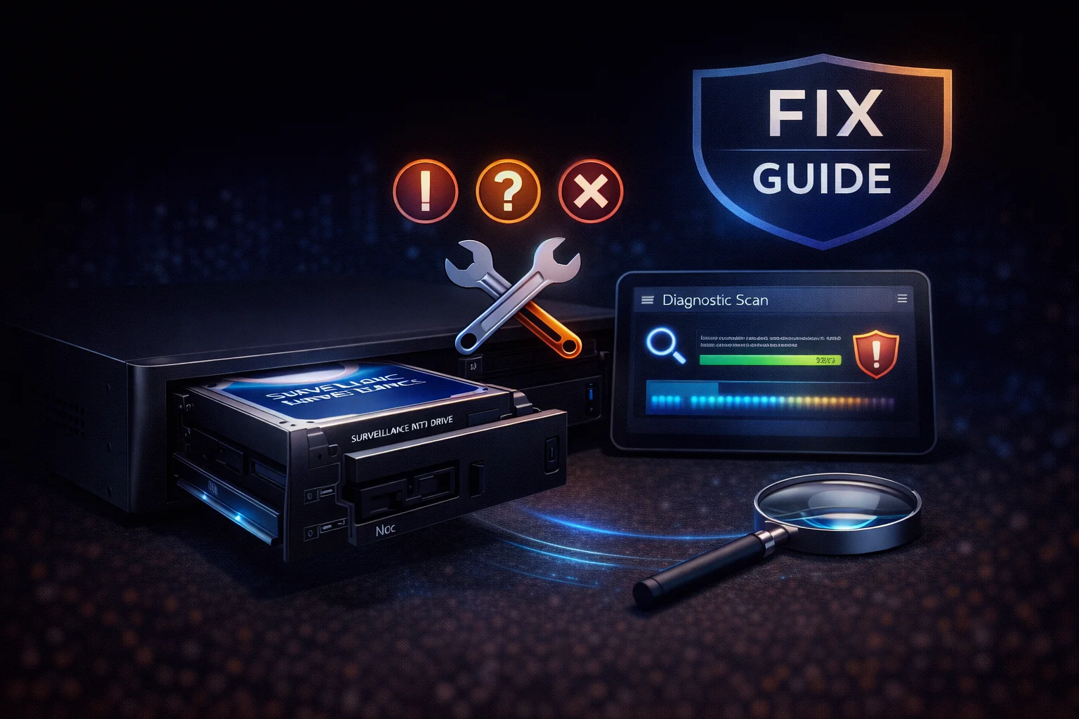 surveillance hdd not detected