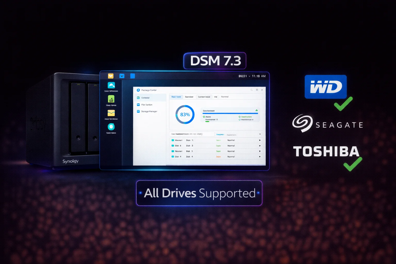 synology dsm 7.3 drive support