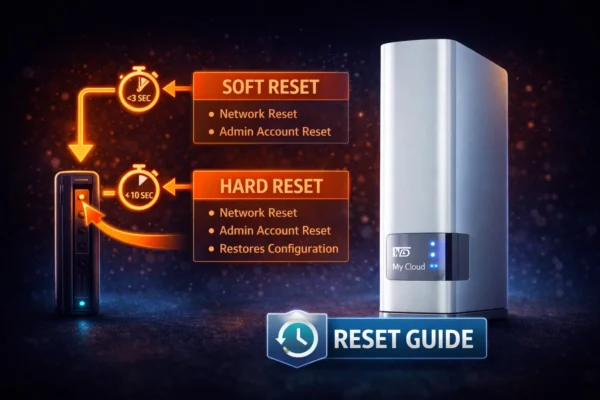How to Reset WD My Cloud (Soft, Hard, and Factory Reset)