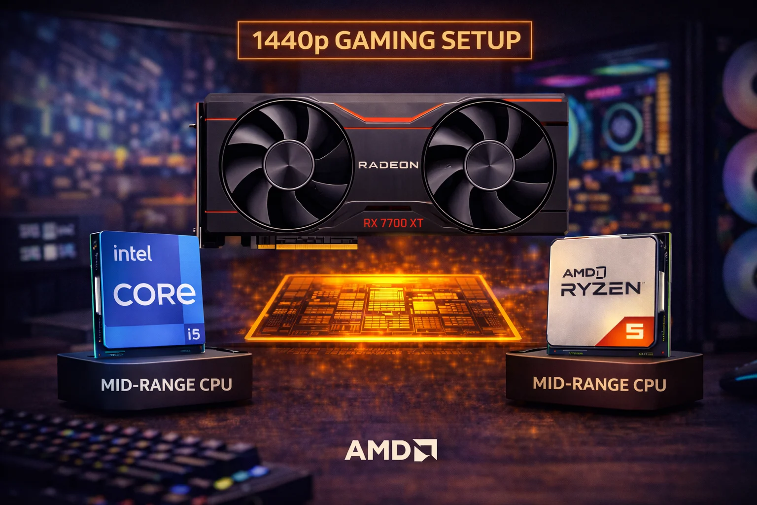 best cpu for rx 7700 xt