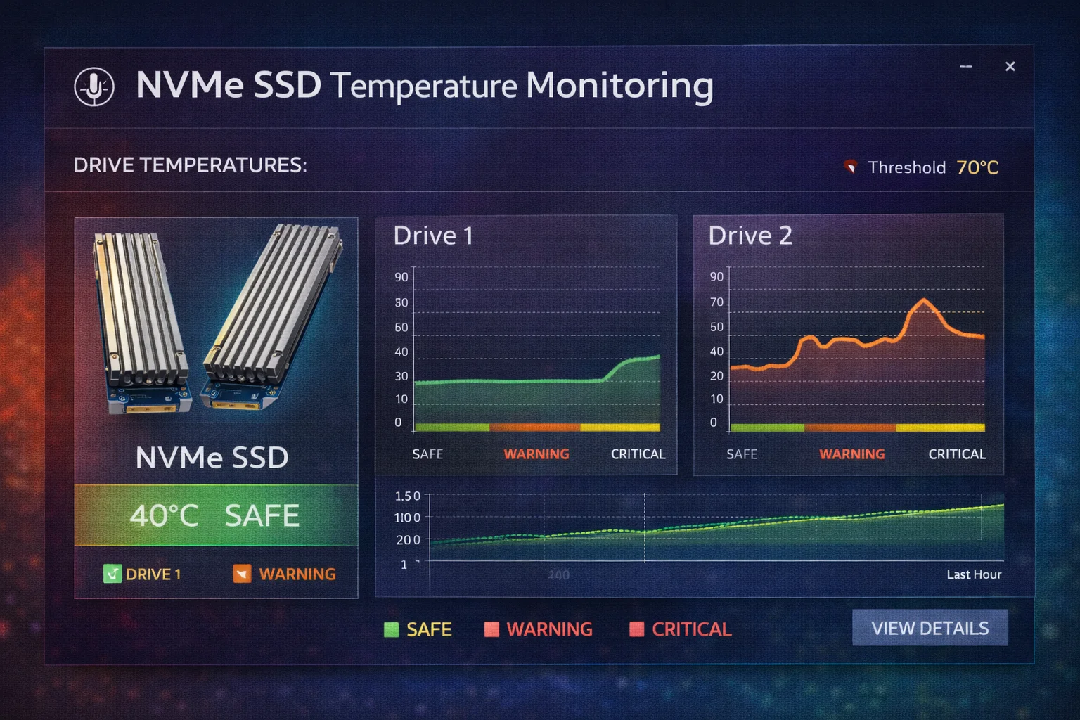 nvme ssd temperature guide nas
