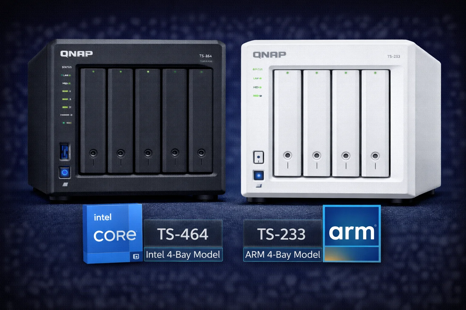 QNAP TS-464 vs TS-433
